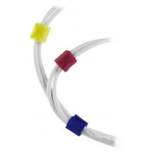 Cable sorting kit, Velcro straps in different colors 10-pack