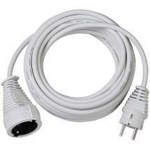 Earthed extension cable, CEE 7/7 - CEE 7/4, 10m, white