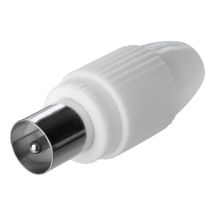 Antenna connector, 9.5mm male, screw mounting