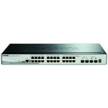 Gigabit SmartPro network switch, 24xRJ45, 4x10G SFP +, metal