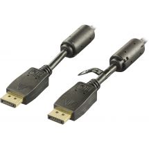 DisplayPort cable, Ultra HD @60Hz, 21.6 Gb/s, 5m, black