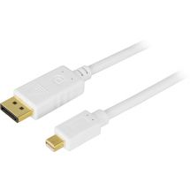 DisplayPort to Mini DisplayPort cable, 2m, white