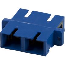 Fiber coupler snap-in, 2xSC-SC, Singlemode, duplex, blue