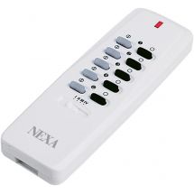 Remote control, self-learning, 16 units, white