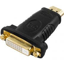 HDMI-adapter, 1080p @60Hz, HDMI 19-pin male to DVI-D female