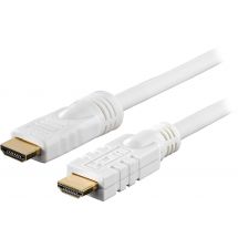Active HDMI cable, HDMI High Speed with Ethernet, 20m, white