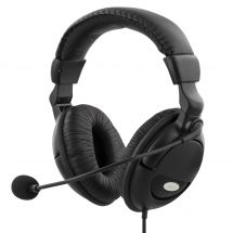 Headset with microphone, volume control on the cable, 2 x 3.