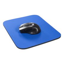 Mouse pad, fabric-covered rubber, 6mm blue