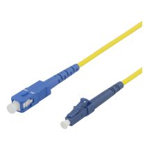 OS1/2 Fiber cable, LC - SC, 9/125, singlemode, LSZH, 1m