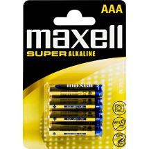Super Alkaline, LR03/AAA batteries, alkaline, 1.5V, 4-pack
