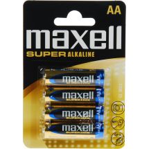 Super Alkaline, LR06/AA batteries, 1.5V, 4-pack
