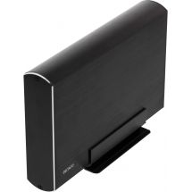 DELTACO ulkoinen kotelo 1x3,5" SATA 6Gb/s-kiintolev, USB 3.1, al