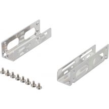 Mounting angles for 3.5" hard drive in 5.25" space