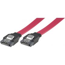 SATA/SAS cable, lock-clip, straight-straight, 0.5m