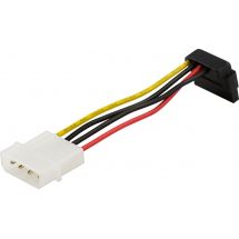 Power cable for Serial ATA hard drives, angled connector