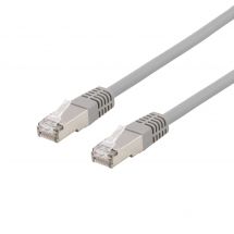 S/FTP Cat6 patch cable 1.5m 250MHz Deltacertified LSZH grey