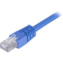 F/UTP Cat6 patch cable 1m, blue
