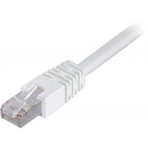 F/UTP Cat6 patch cable, LSZH, 30m, white