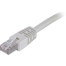 F/UTP Cat6 patch cable, LSZH, 50m, grey