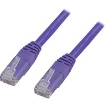 UTP Cat6 patch cable 0.5m, purple