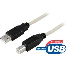 USB 2.0 cable Type A male - Type B male 0.5m