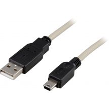 USB 2.0 cable Type A male - Type Mini B male 0.5m