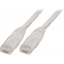 U / UTP Cat5e patch cable 10m 100MHz Delta certified white