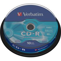 CD-R, 52x, 700 MB/80 min, 10-pack, spindel, Extra Protection