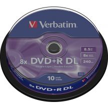 DVD+R DL, 8x, 8.5 GB/240 min, 10-pack spindel, AZO