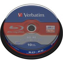 BD-RE SL, 2x, 25GB/200min, 10-pack spindel, Hard Coat, MABL
