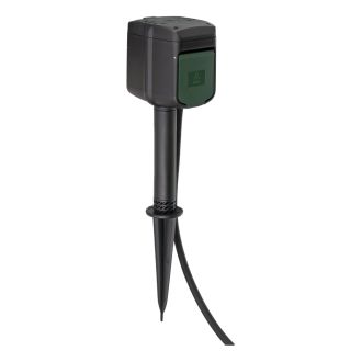 brennenstuhl®Connect WIFI garden socket with earth spike and mo