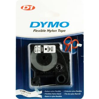 D1, nylon marking tape, 12 mm, black text white tape, 3.5m