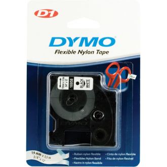 D1, nylon marking tape, 19 mm, black text white tape, 3.5m