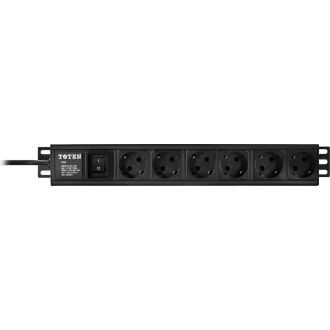 Power strip 6xCEE 7/3 socket 1xCEE 7/7 connection switch 3m