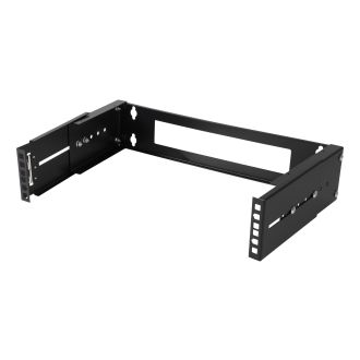 19" wall mount adjustable depth, 2U, 15kg load, steel, kit