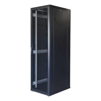 System G 19" cabinet 42U 600x1000 perforated 800kg  black
