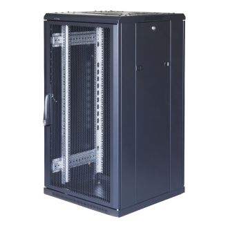 System G 19" cabinet 22U 600x600 perated doors 800kg