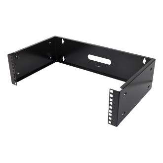 19" wall mount, 3U, max 25kg, steel construction, black