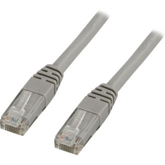 U/UTP Cat5e patch cable 20m, 100MHz, grey