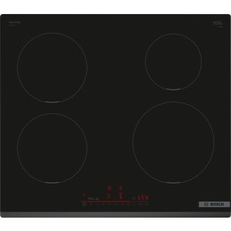 Bosch Serie 6, Induktiokeittotaso, 60 cm, Musta, kehyksetön