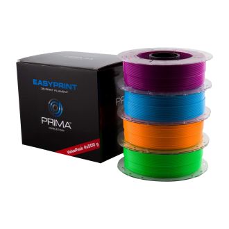 PrimeCreator EasyPrint Neon PLA 3DPrinter Filament 4x 500 g