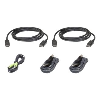 Cable KIT DUAL DisplayPort 1.2 /USB/SP