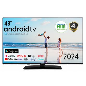 FINLUX 43" G8 ANDROID SMART LED-TELEVISIO (2024) 4-VUODEN TAKUU