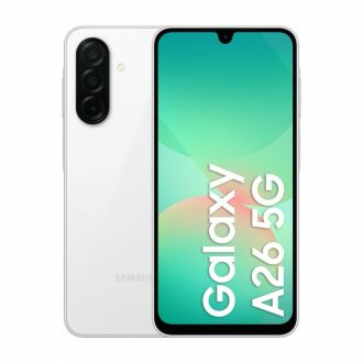 Samsung Galaxy A26 5G puhelin, 128/6 GB, valkoinen