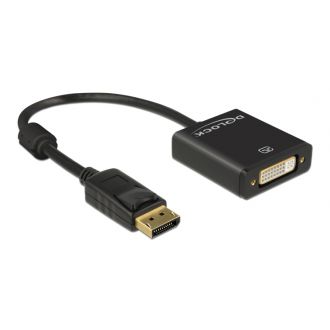 Adapter Displayport 1.2 male > DVI female 4K Active black