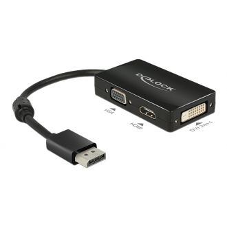 DisplayPort to HDMI/VGA/DVI adapter, 1920x1200 in 60Hz