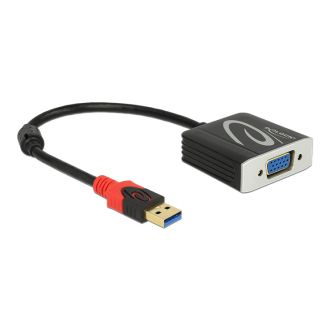 USB 3.0 to VGA adapter, 1920x1200, 0.2m, black