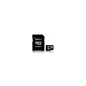 Silicon Power 32GB microSDHC -kortti (Class 10, SD-adapterilla)