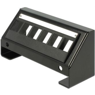 Keystone Multimedia Panel 6 Port black