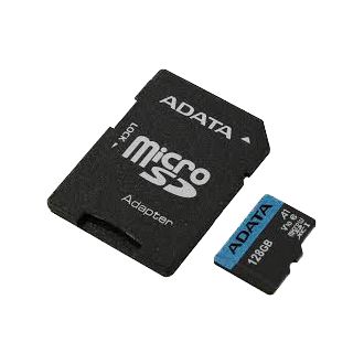 128GB MicroSDXC UHS-I Class 10 A1 w/SD Adapter